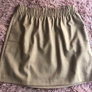 J Crew Factory Tan Sidewalk Skirt